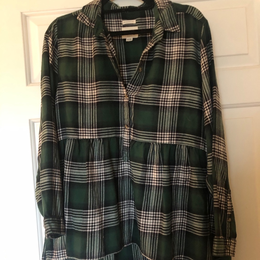 Peplum Flannel